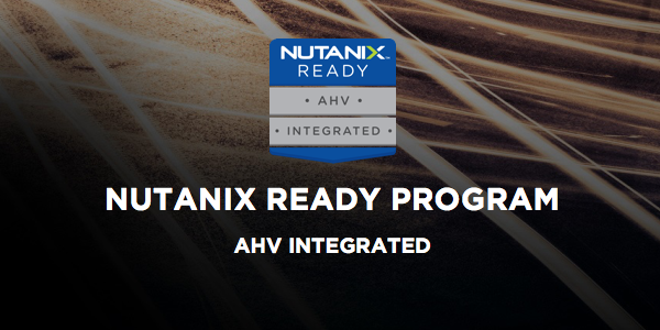 vProtect 3.4 is Nutanix Ready AHV Integrated