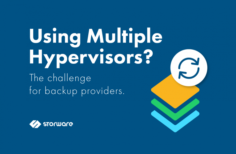 One backup solution which is Storware vProtect can serve multiple commercial and open hypervisors