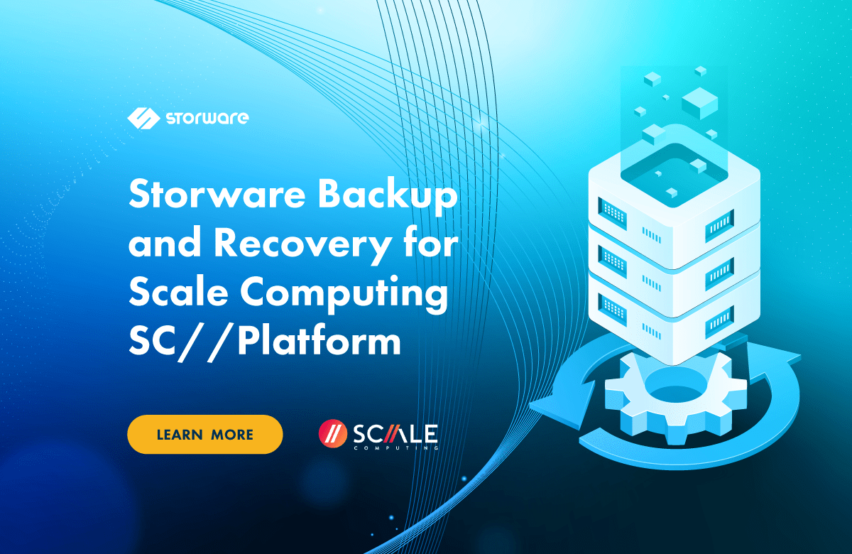 Storware Backup and Recovery for Scale Computing SC//Platform